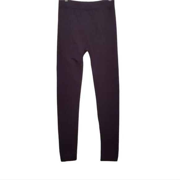 LOVE Activewear Workout Wear Fleece Lined Black Leggings Size L - Picture 2 of 4